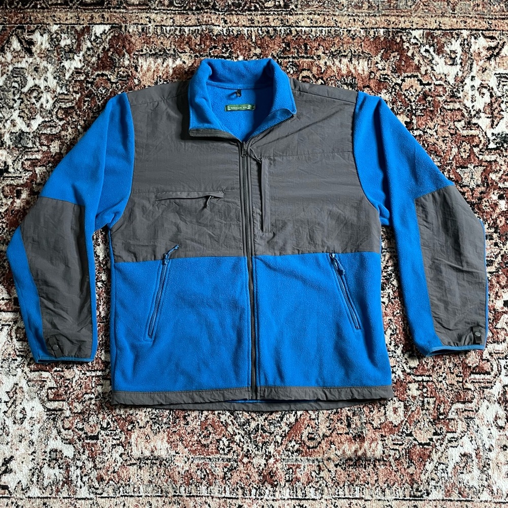 Mountain Fog - Blue/Gray Sherpa Windbreaker